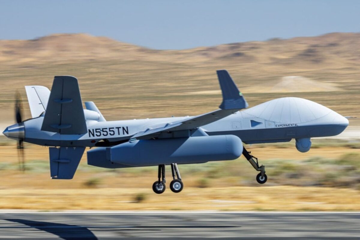 GA ASI MQ 9B with AEW pods first flight GA ASI MQ 9B with AEW pods first flight