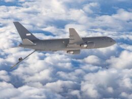 Israels first KC 46 Gideon tanker completes maiden flight