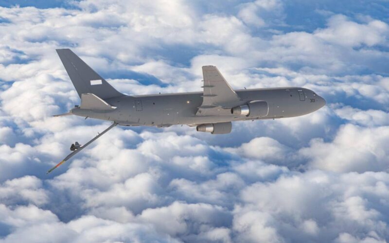 Israels first KC 46 Gideon tanker completes maiden flight