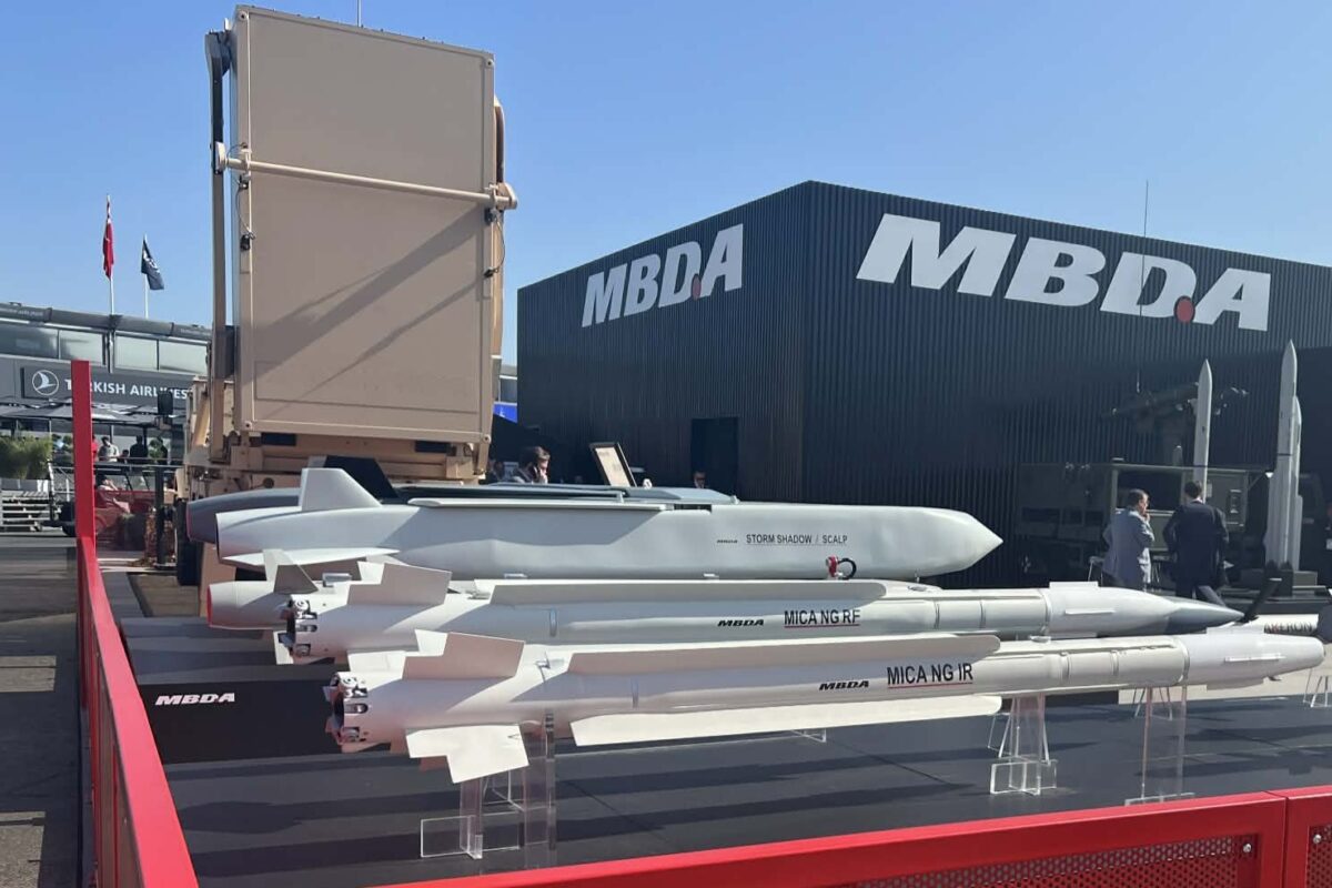 MBDA MICA and SCALP missiles at Paris Air Show 2025