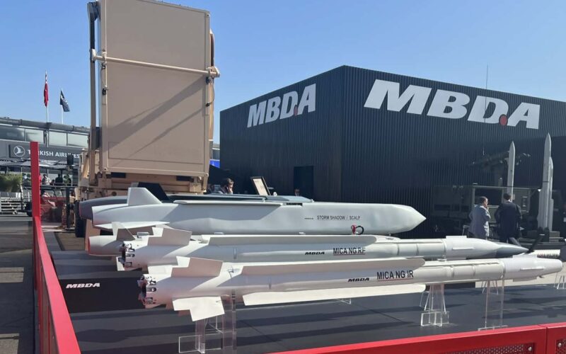 MBDA MICA and SCALP missiles at Paris Air Show 2025
