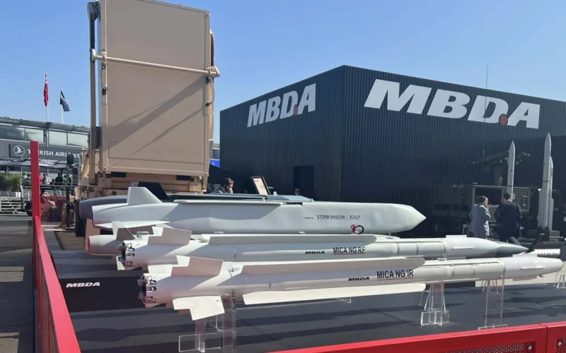 MBDA MICA and SCALP missiles at Paris Air Show 2025
