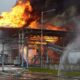 Missile attack on an oil factory in Ukraine