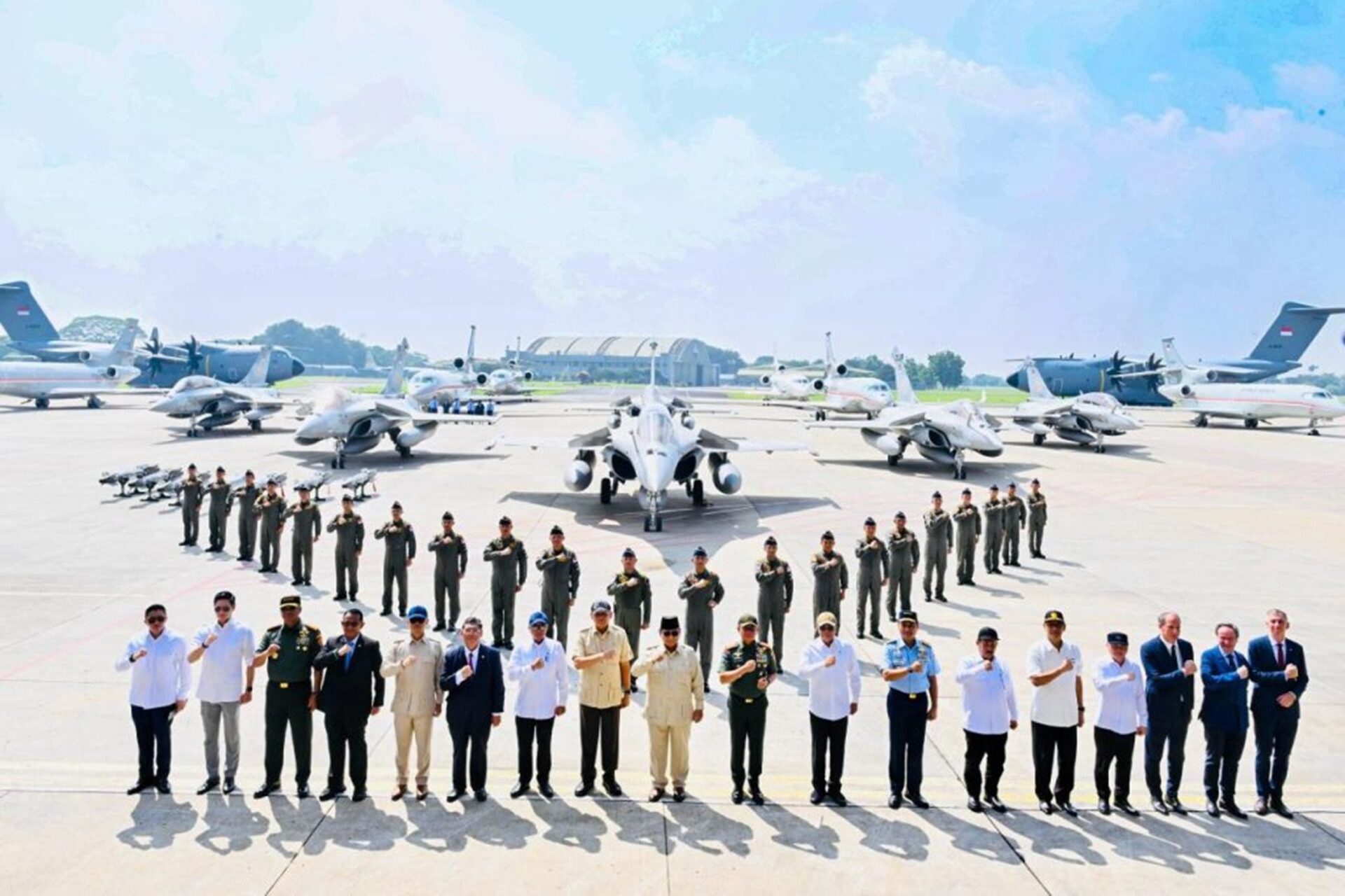 Indonesia formally receives A400M airlifter, Rafale and Falcon jets in Jakarta