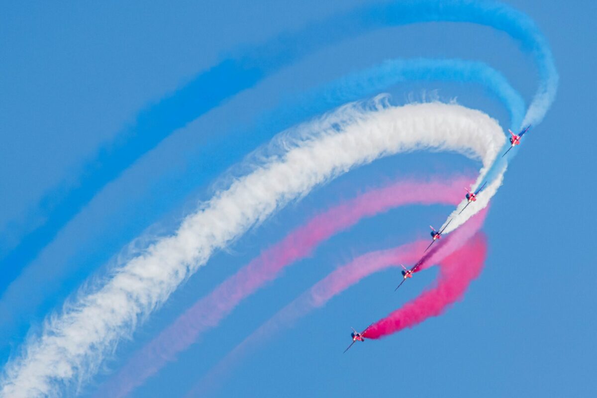 Red Arrows at RIAT 2022