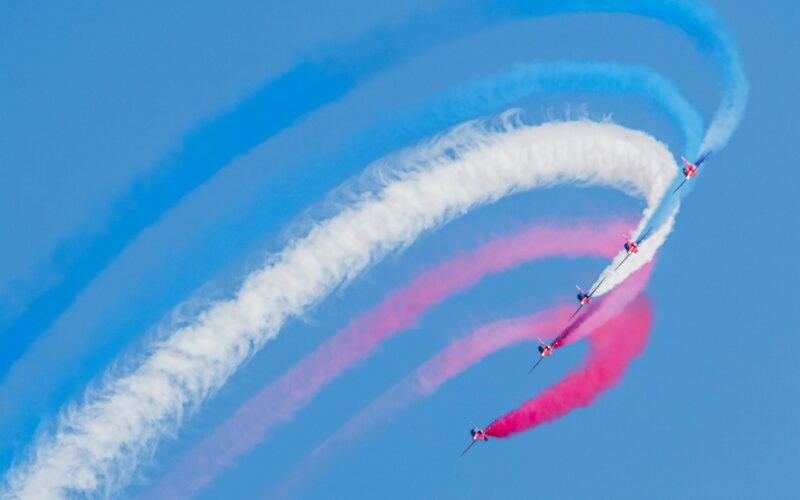 Red Arrows at RIAT 2022 Red Arrows at RIAT 2022