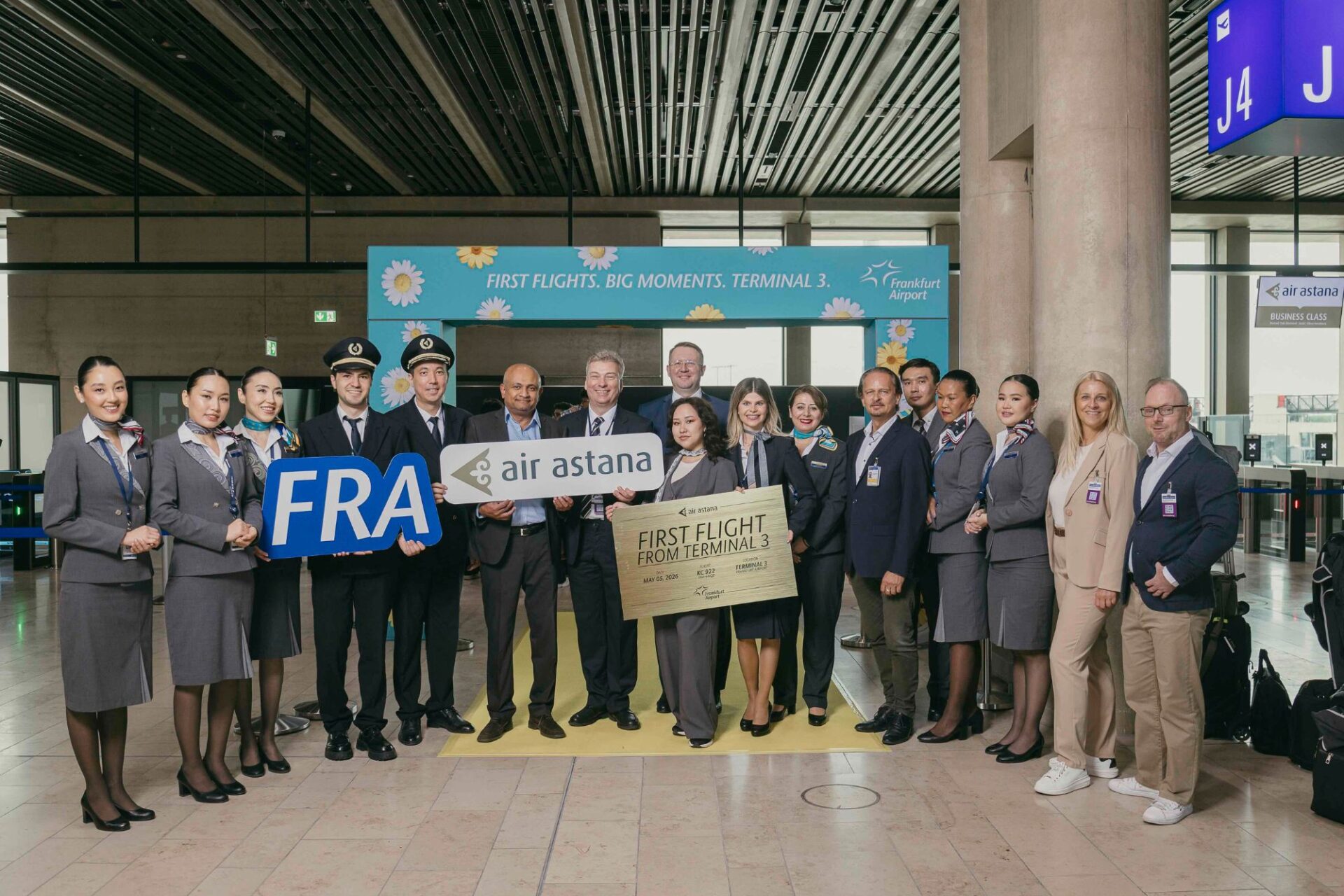 Air Astana begins flights from new Terminal 3 at Frankfurt, adds daily service