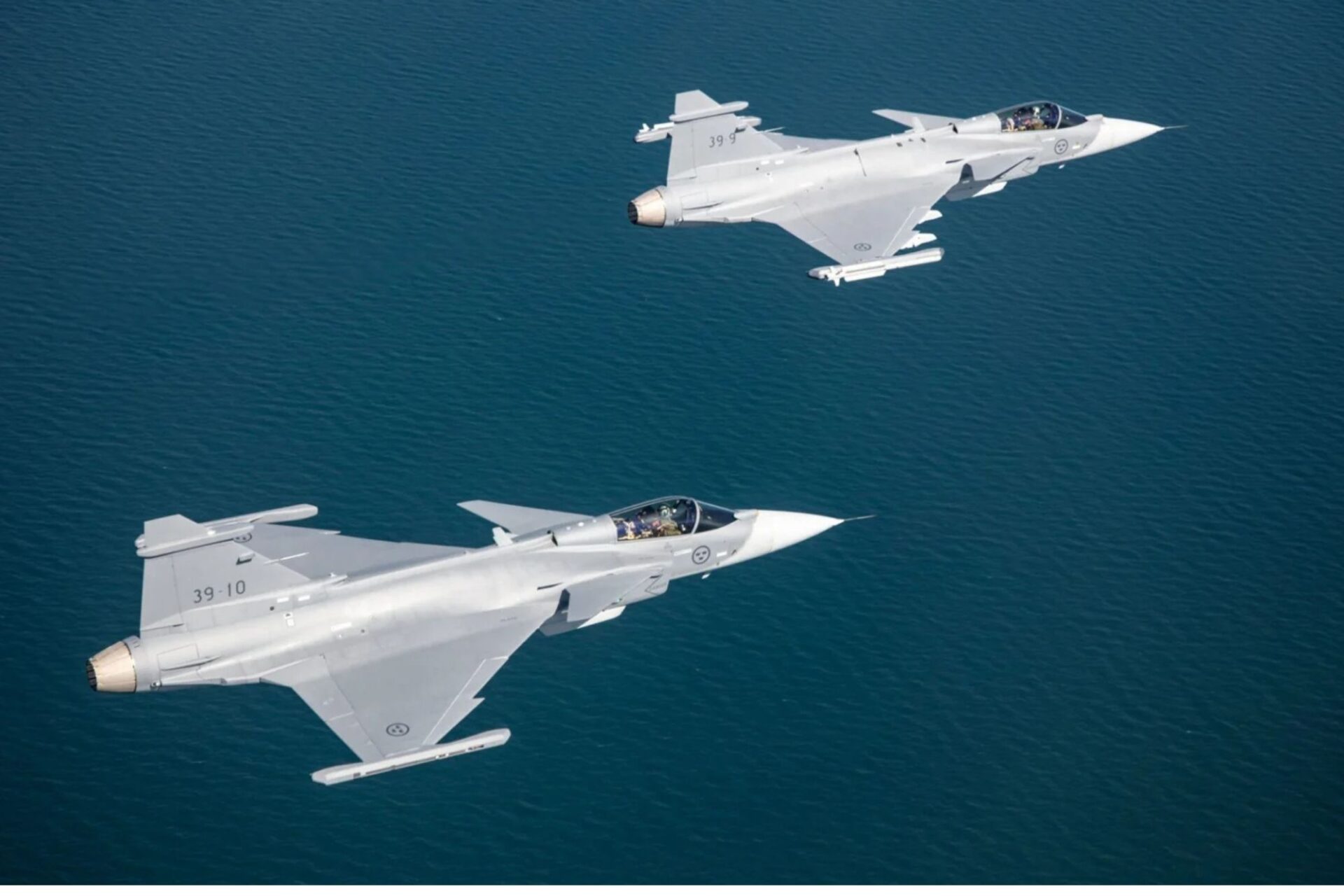 Thai Air Force reviews Gripen E production in Sweden as Saab begins assembly