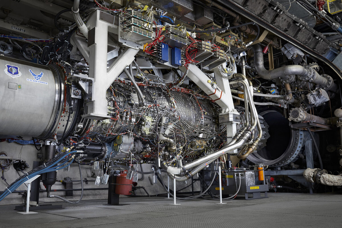 XA100 adaptive cycle engine testbed