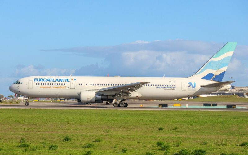 euroAtlantic Airways Boeing 767 300ER CS TST