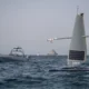 A Saildrone Explorer Devil Ray T 38 unmanned surface vessel