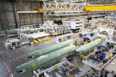 Airbus A320 family final assembly line jean luc lagardere facility toulouse
