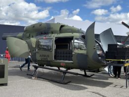 Airbus U145 uncrewed helicopter at ILA Berlin