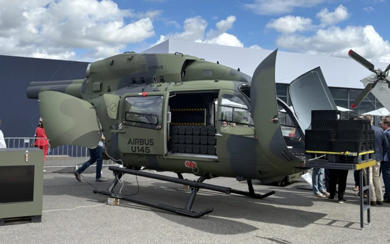 Airbus U145 uncrewed helicopter at ILA Berlin