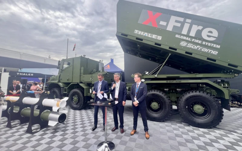 ArianeGroup Soframe and Thales present the X Fire Global Fire System at Eurosatory 2026