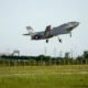 Baykars Kizilelma unmanned fighter during the K SWARM live flight trials at the companys flight and test center in Çorlu Turkey