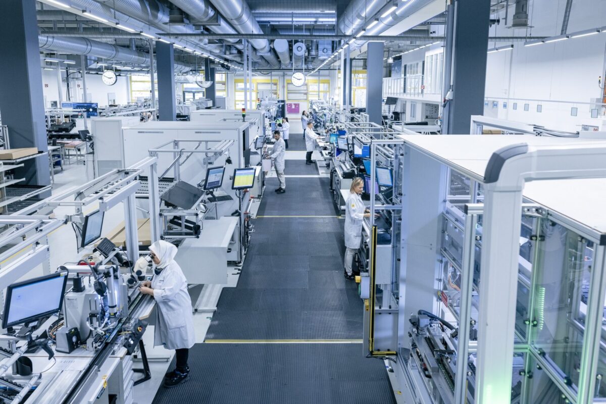 Diehl Aviation production line Diehl Aviation production line