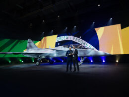 First Brazil Saab Gripen E fighter
