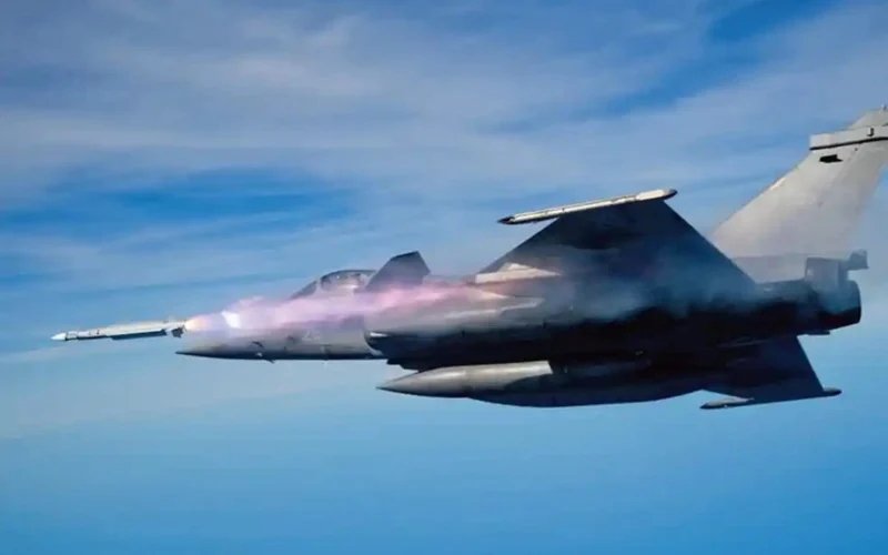 France fires MICA NG missile from Rafale