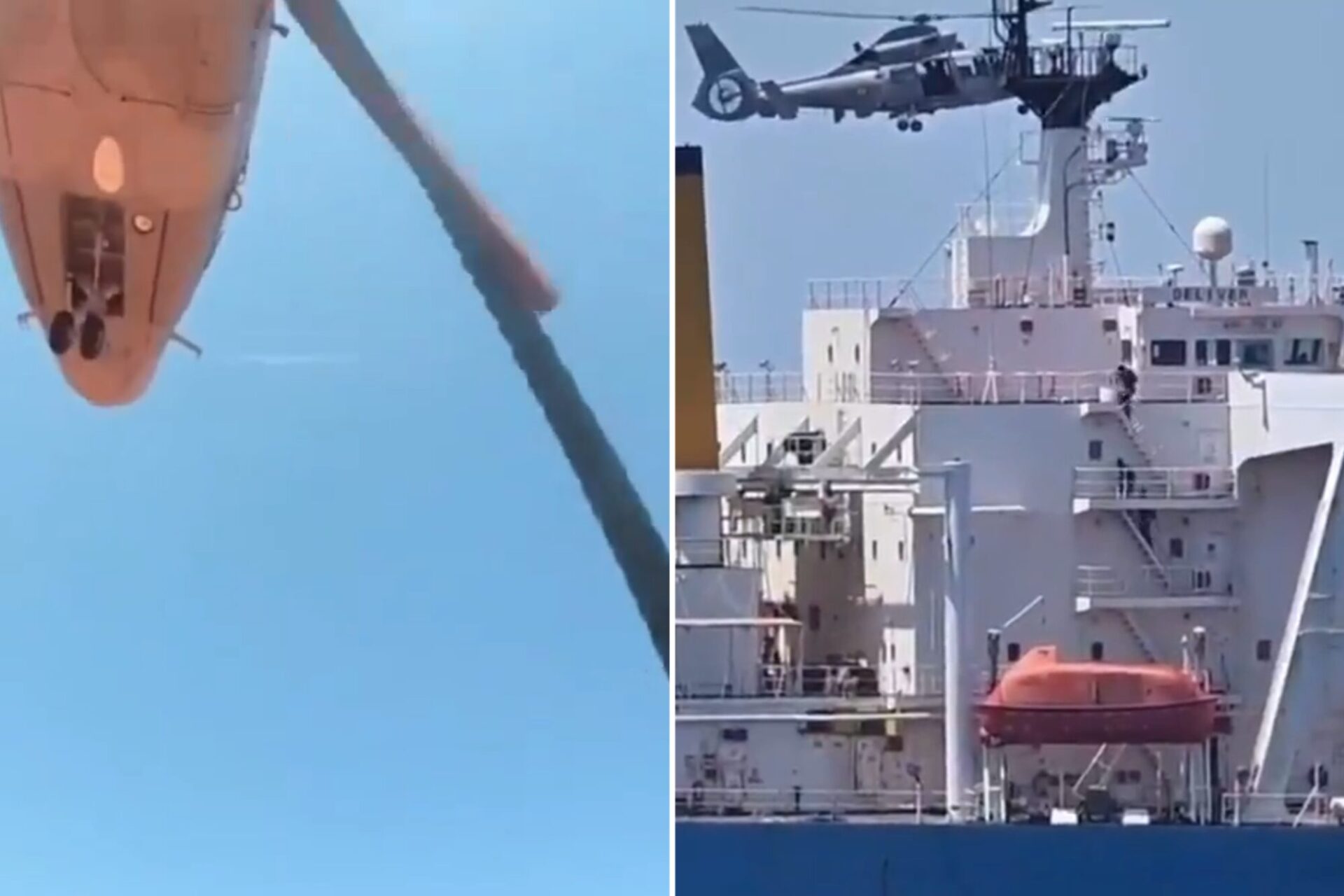 Video shows French Navy boarding Russian shadow fleet tanker off Sicily