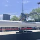 MBDAs LCM  NCM Mk2 missile displayed at Eurosatory 2026 with the DELUGE long range teleoperated munition shown above it