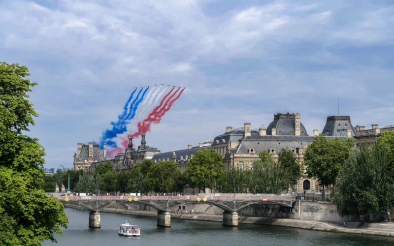 Patrouille de France during Bastille Day 2023