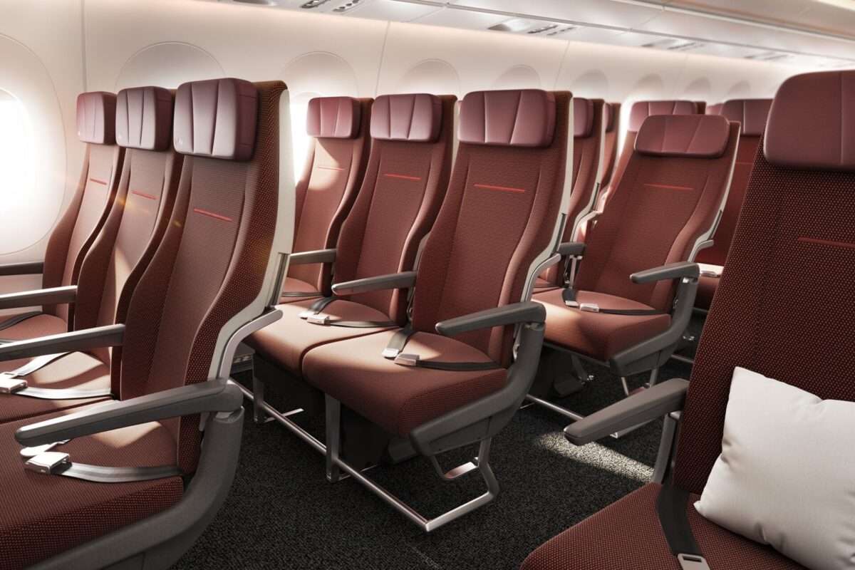 Qantas Airbus A350 1000ULR economy Qantas Airbus A350 1000ULR economy