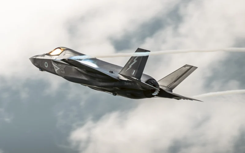 RAF F 35 Lightning fighter jet