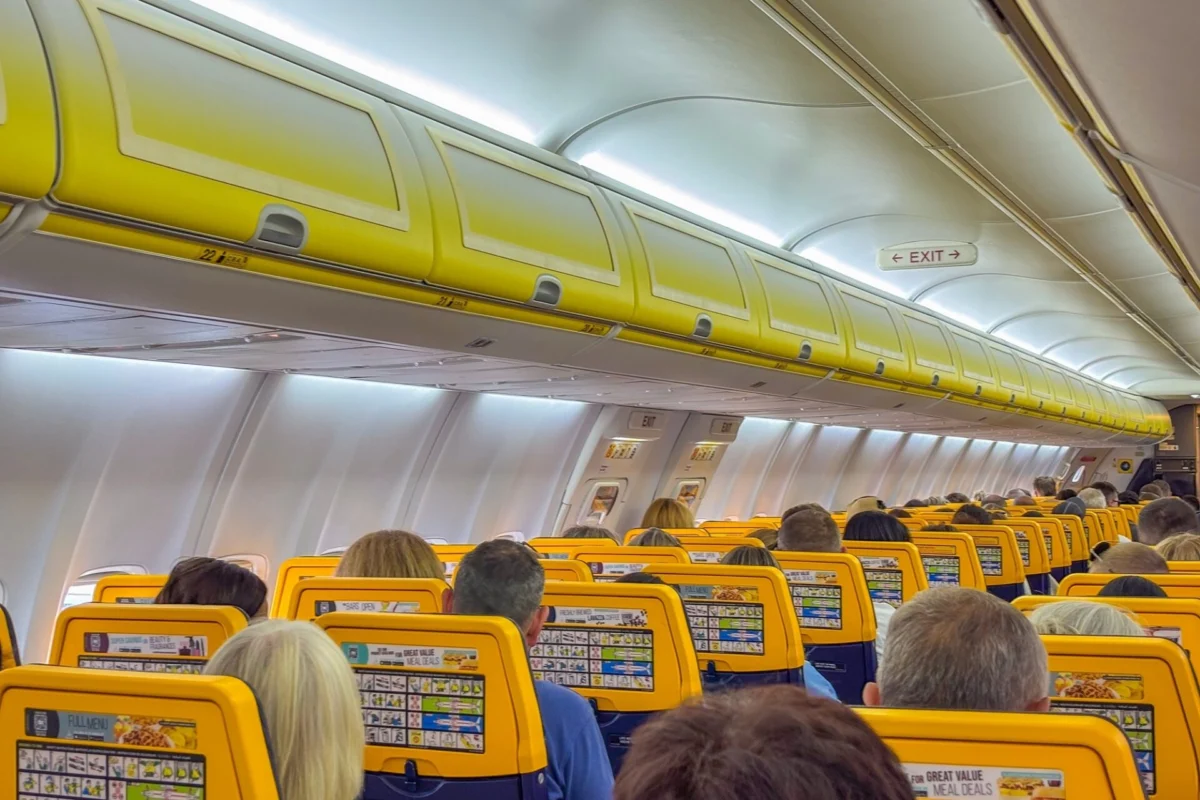 Ryanair cabin interior
