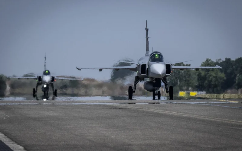 Saab Gripen fighter Hungary