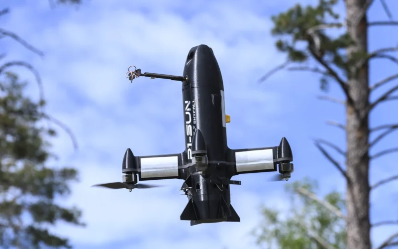 P1 Sun FPV interceptor drones produced by SkyFall company