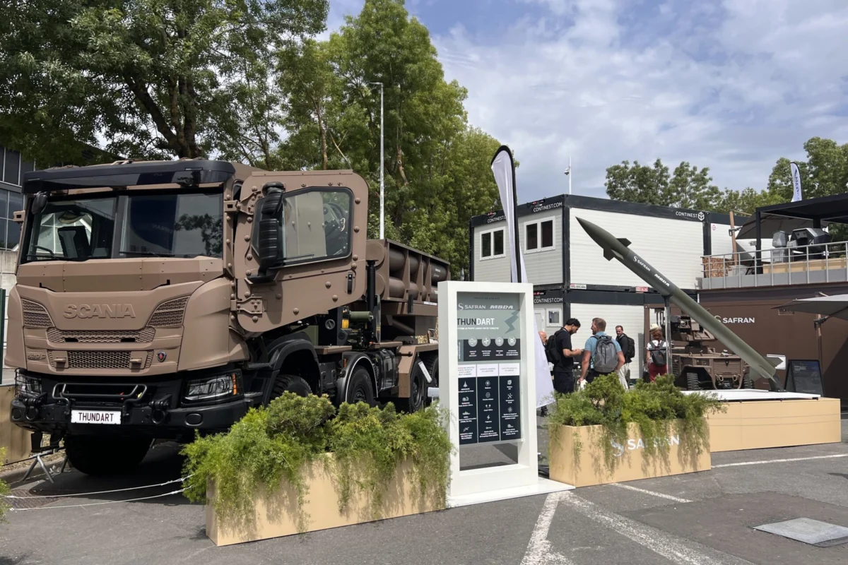 Thundart system presented by Safran and MBDA at Eurosatory 2026 Thundart system presented by Safran and MBDA at Eurosatory 2026