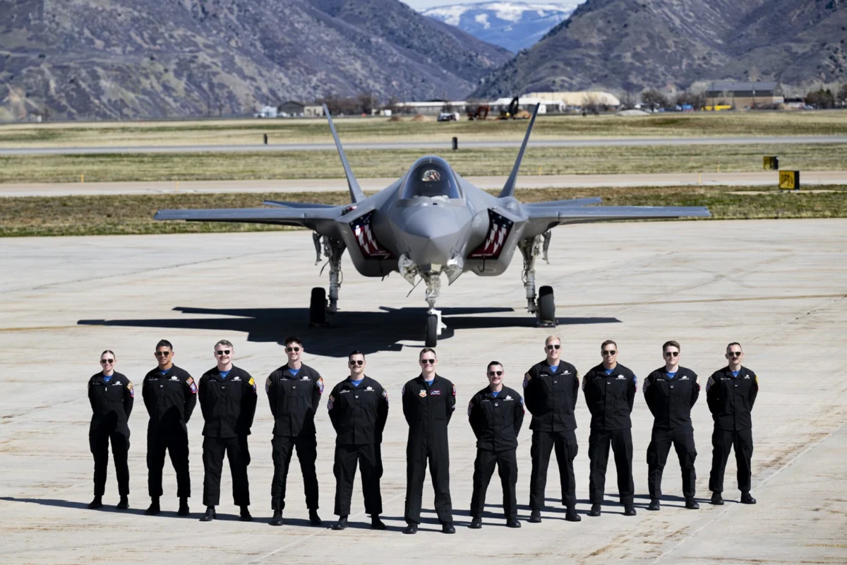 US Air Force F 35A Lightning II Demonstration Team