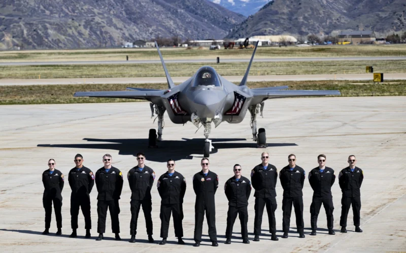 US Air Force F 35A Lightning II Demonstration Team