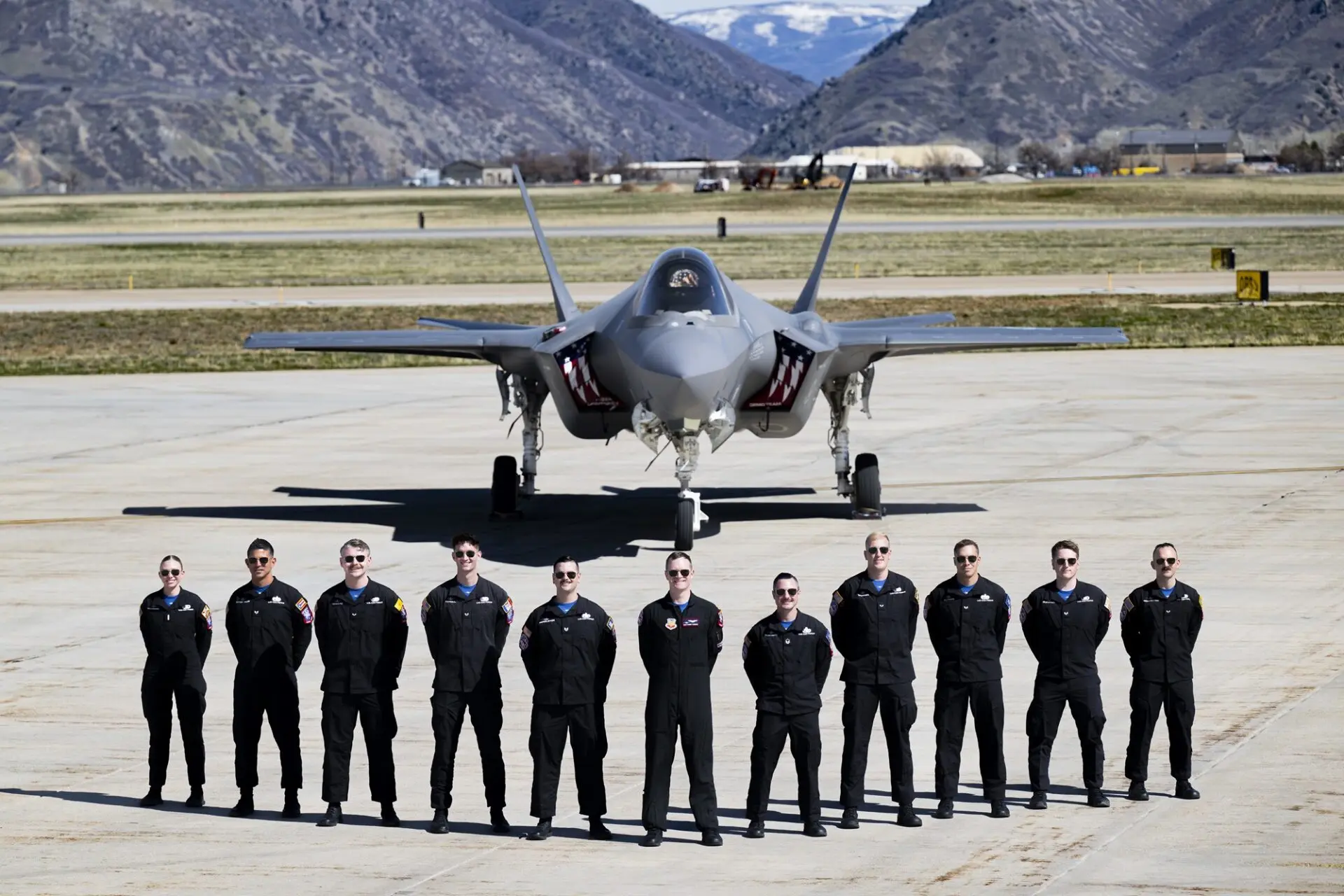 US Air Force F 35A Lightning II Demonstration Team