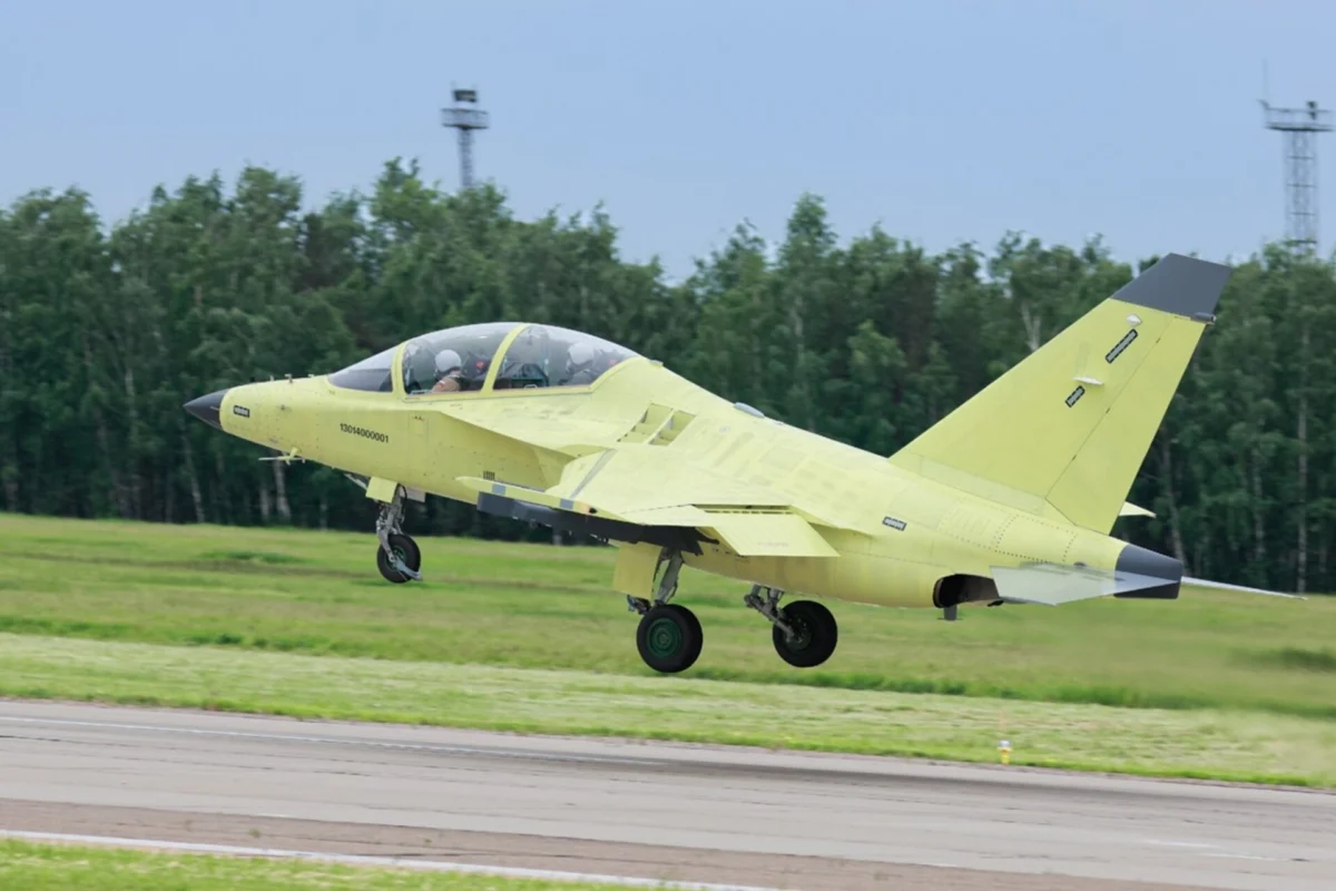 Yak 130M maiden flight
