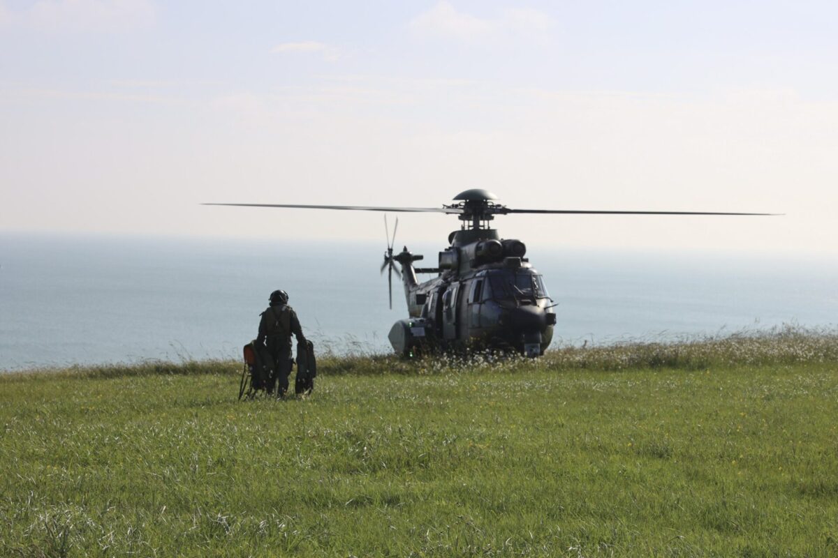 A French Army AS532 Cougar helicopter A French Army AS532 Cougar helicopter