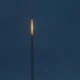 An unidentified Fire Point missile climbs under rocket power during a launch