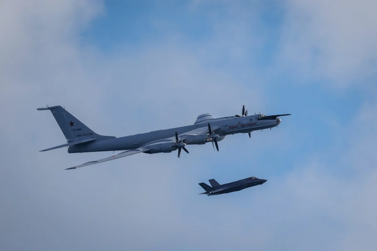 F 35 intercepts Russia aircraft F 35 intercepts Russia aircraft