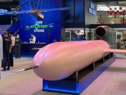 Flamingo missile at Fire Point stand in Eurosatory 2026