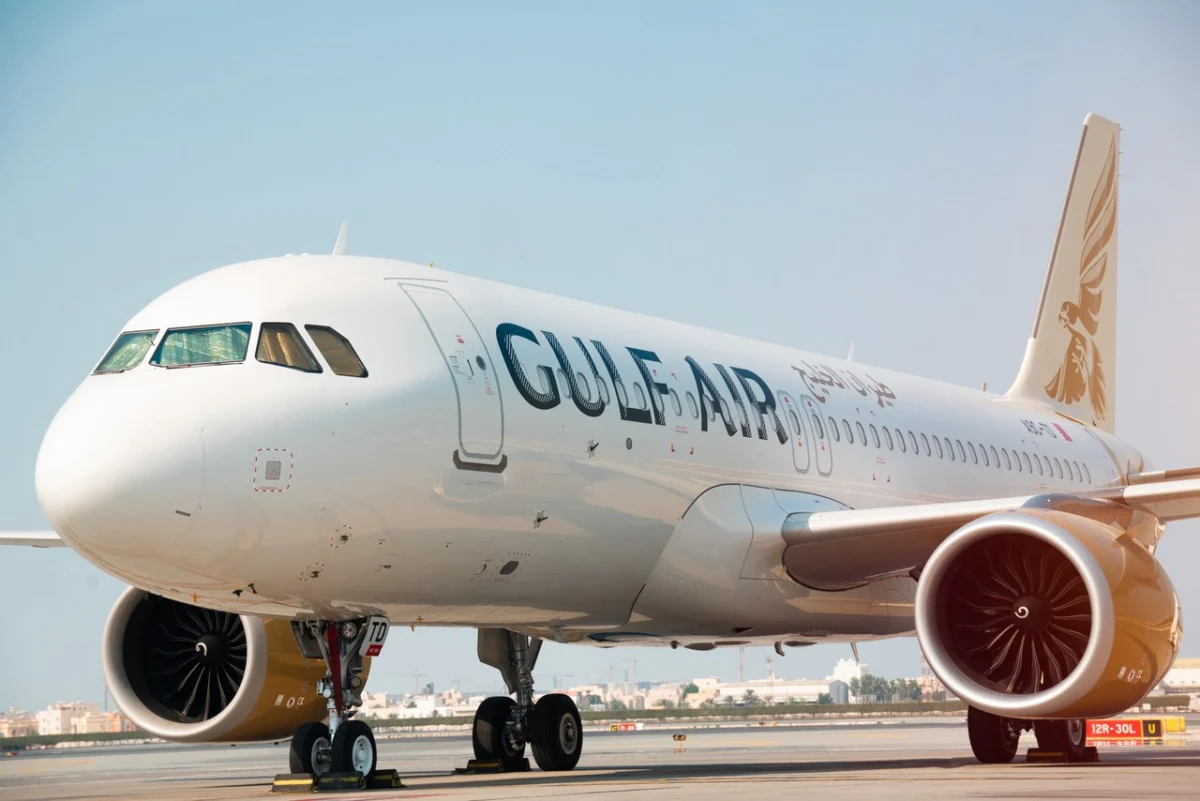 Gulf Air Airbus A321neo on the apron Gulf Air Airbus A321neo on the apron