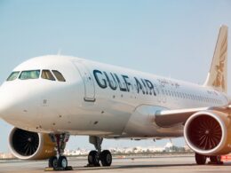 Gulf Air Airbus A321neo on the apron
