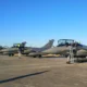 Rafale fighter jets preparing to take off from Dassault Aviation Facility in Merignac