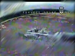 Russian Su 35 wreckage filmed by a Ukrainian 3rd Army Corps drone
