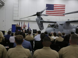 US Marine Corps receives its final MV 22 Osprey tiltrotor