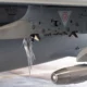 A German Air Force Eurofighter at Nörvenich Air Base following a bird strike