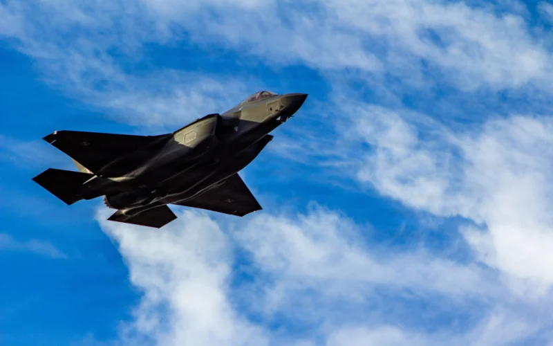 Polands F 35 arriving at Ebbing ANGB