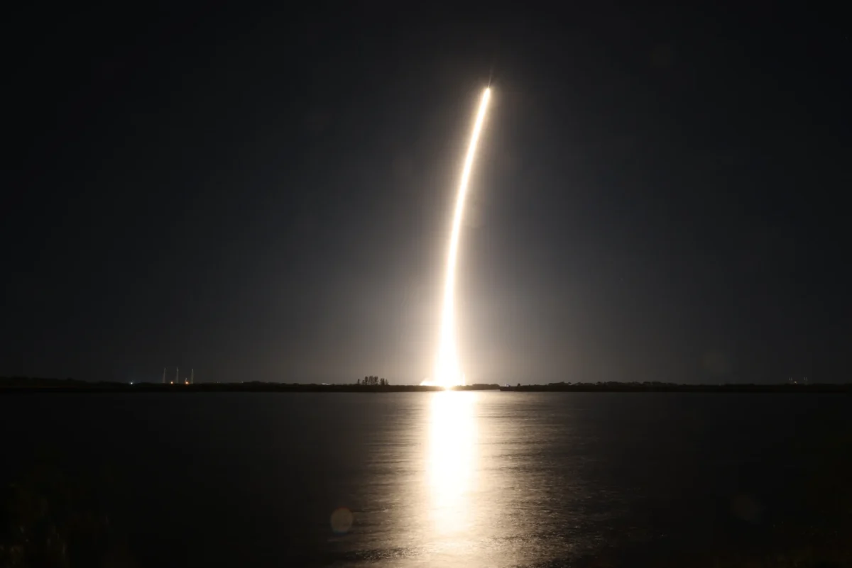 A SpaceX Falcon 9 carrying Firefly Aerospaces Blue Ghost Mission 1 lifts off from Launch Complex 39A at NASAs Kennedy Space Center on January 15 2025 A SpaceX Falcon 9 carrying Firefly Aerospaces Blue Ghost Mission 1 lifts off from Launch Complex 39A at NASAs Kennedy Space Center on January 15 2025