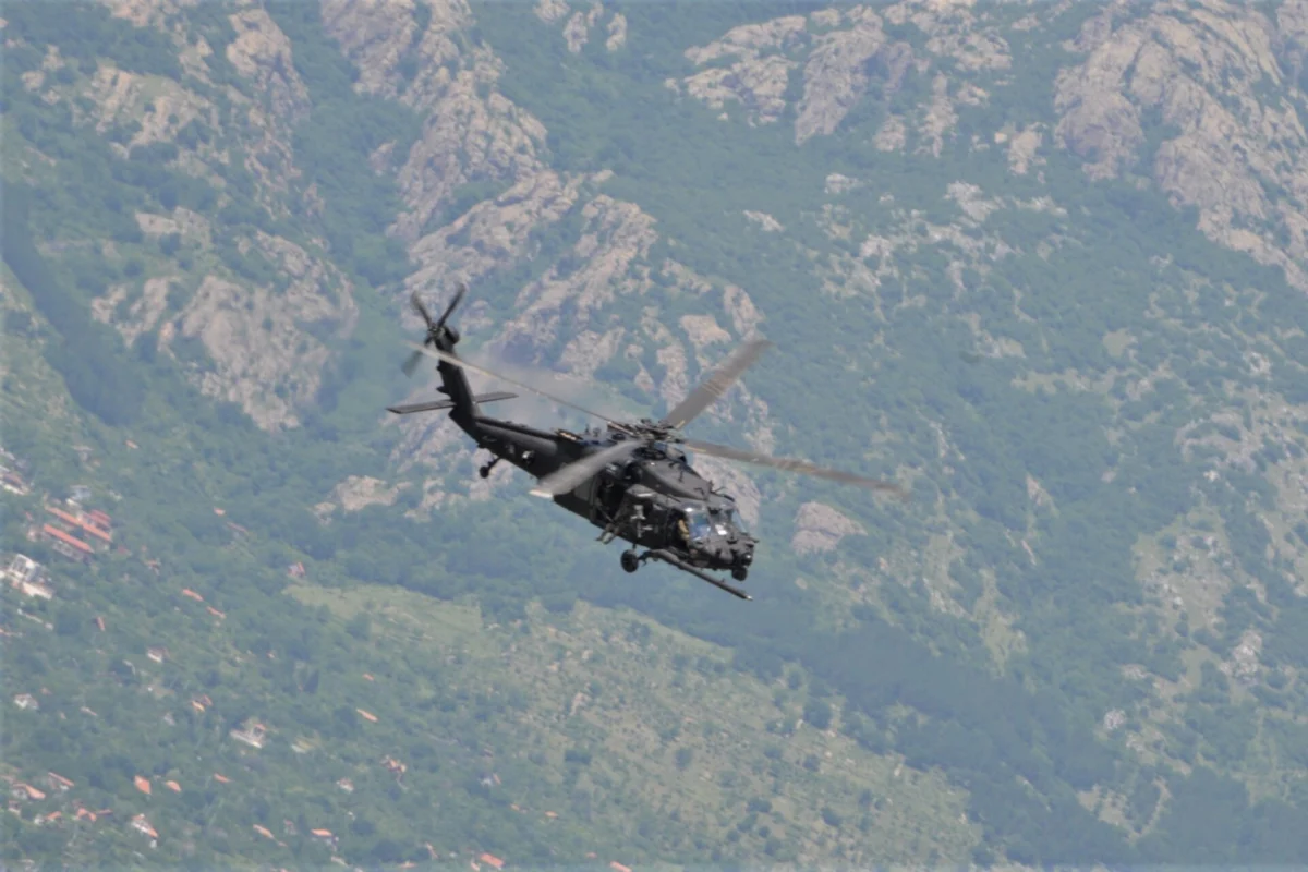 A US Army MH 60M Blackhawk
