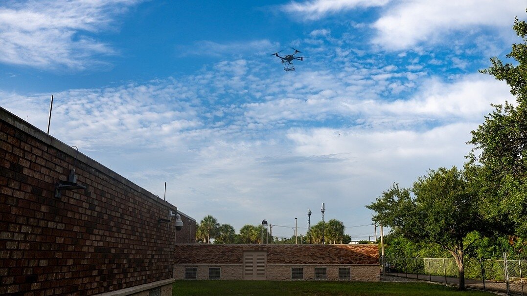 A drone flies during a July 2026 demonstration of Lockheed Martins NetSense 5G based detection system in the Miami area A drone flies during a July 2026 demonstration of Lockheed Martins NetSense 5G based detection system in the Miami area